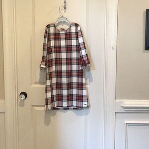 Vineyard Vines Red and Green Plaid Dress